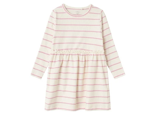 Name It jet stream/pastel lavender stribet kjole